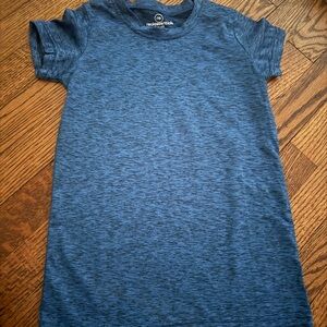 Essentials Heather Blue Kids Tee